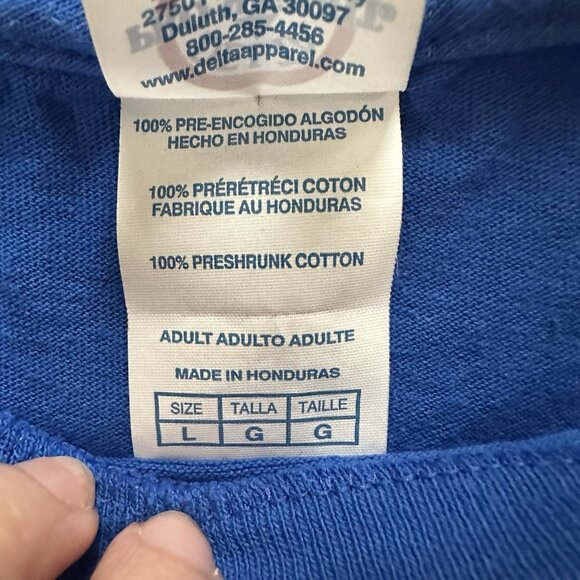 Mcdonalds Shirt Men’s Large Blue McNugget Buddies (Fits Medium) Employee Tee - Picture 5 of 8